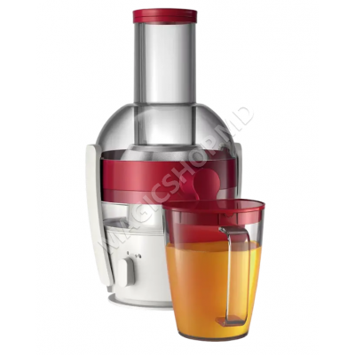 Storcător de fructe și legume Philips HR1855/90, Alb | Roșu